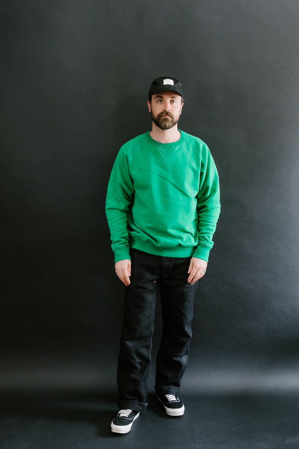 Pullover Crew Neck - Super Looper French Terry - Green