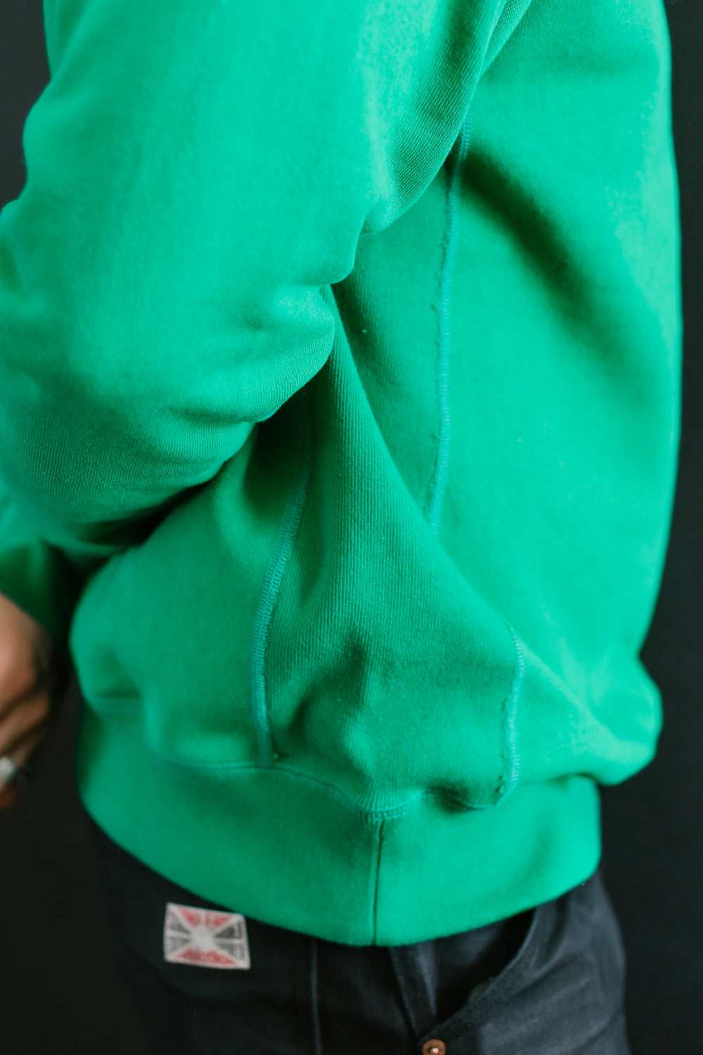 Pullover Crew Neck - Super Looper French Terry - Green