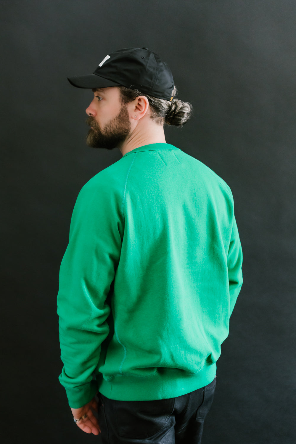 Pullover Crew Neck - Super Looper French Terry - Green