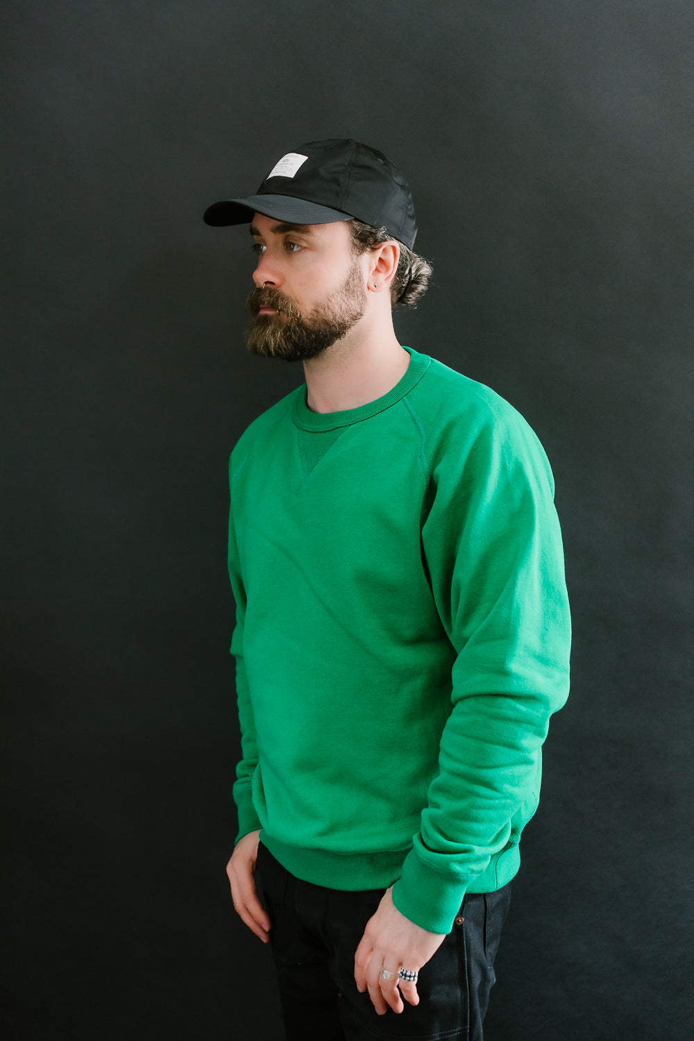 Pullover Crew Neck - Super Looper French Terry - Green