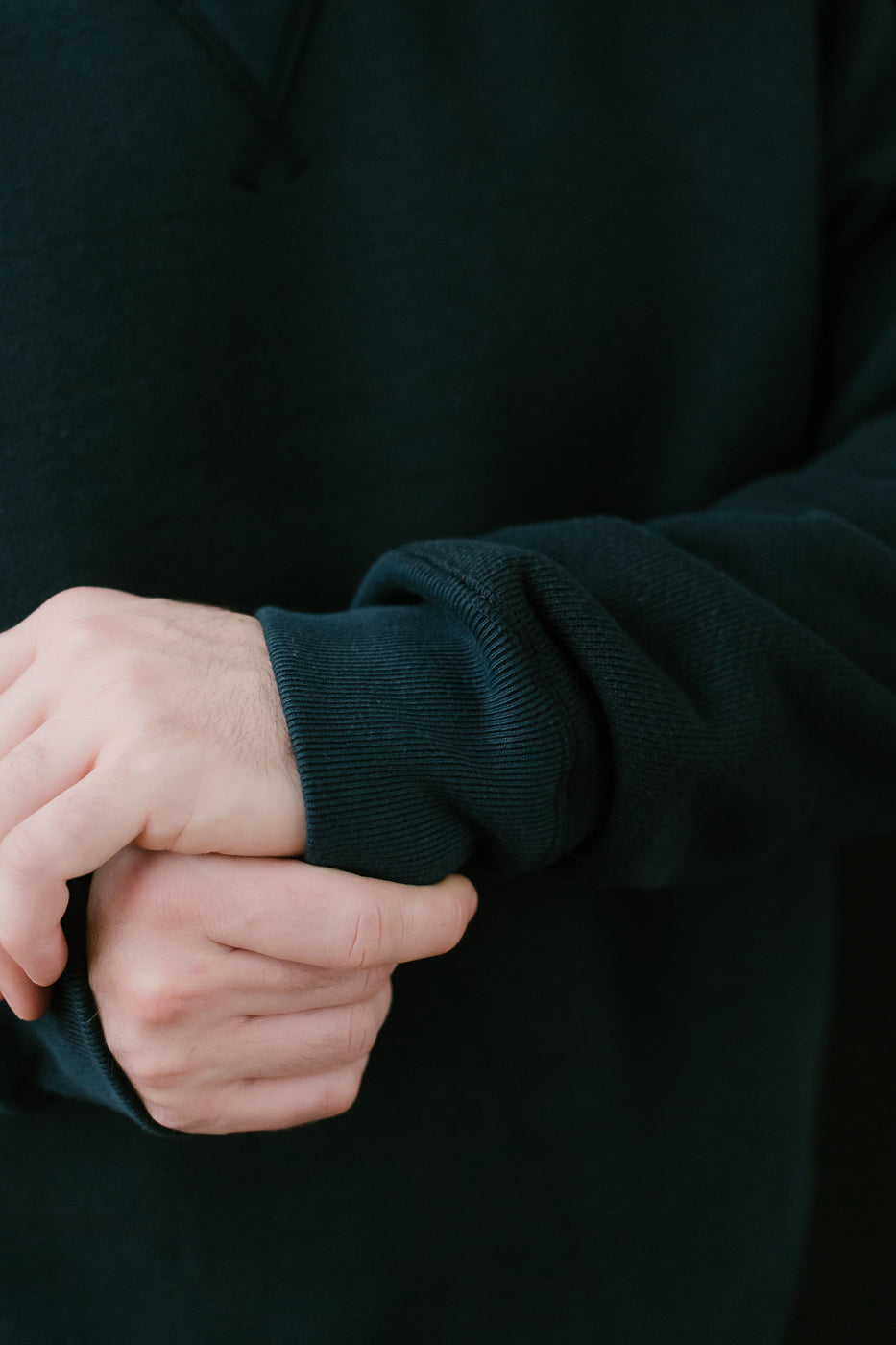 Pullover Crewneck 876gsm Double Heavyweight French Terry - Navy