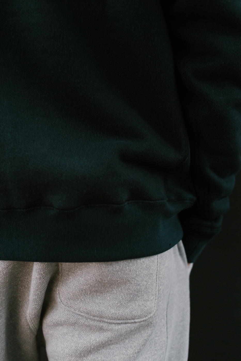 Pullover Crewneck 876gsm Double Heavyweight French Terry - Navy