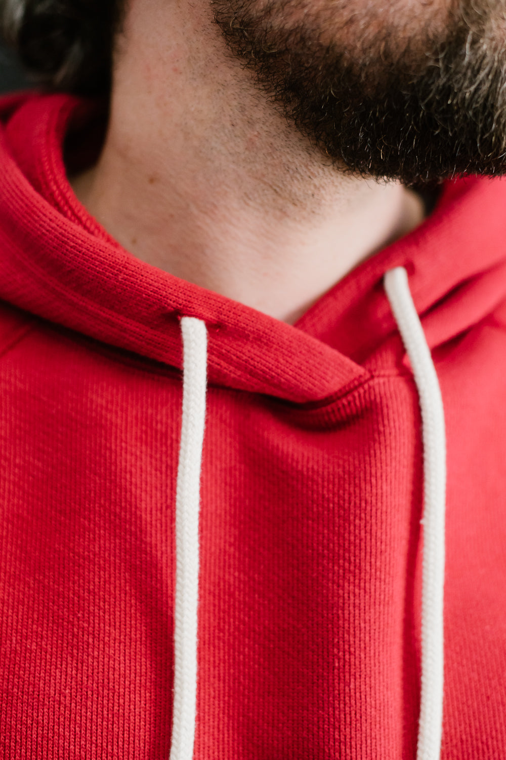 Pullover Hoodie 701gsm Double Heavyweight French Terry - Red