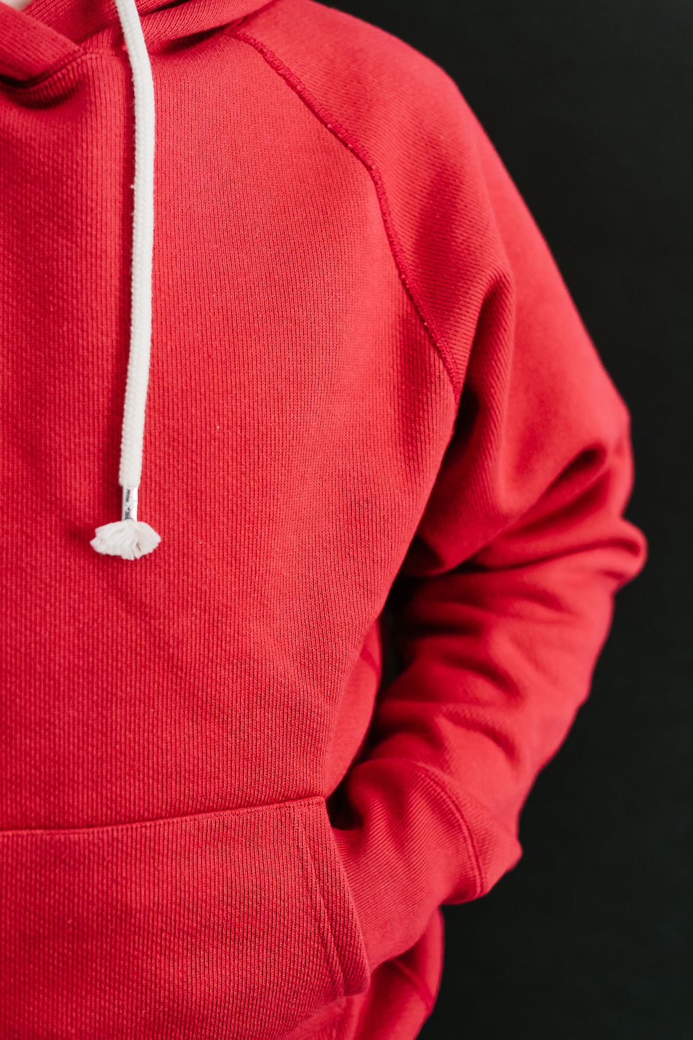 Pullover Hoodie 701gsm Double Heavyweight French Terry - Red