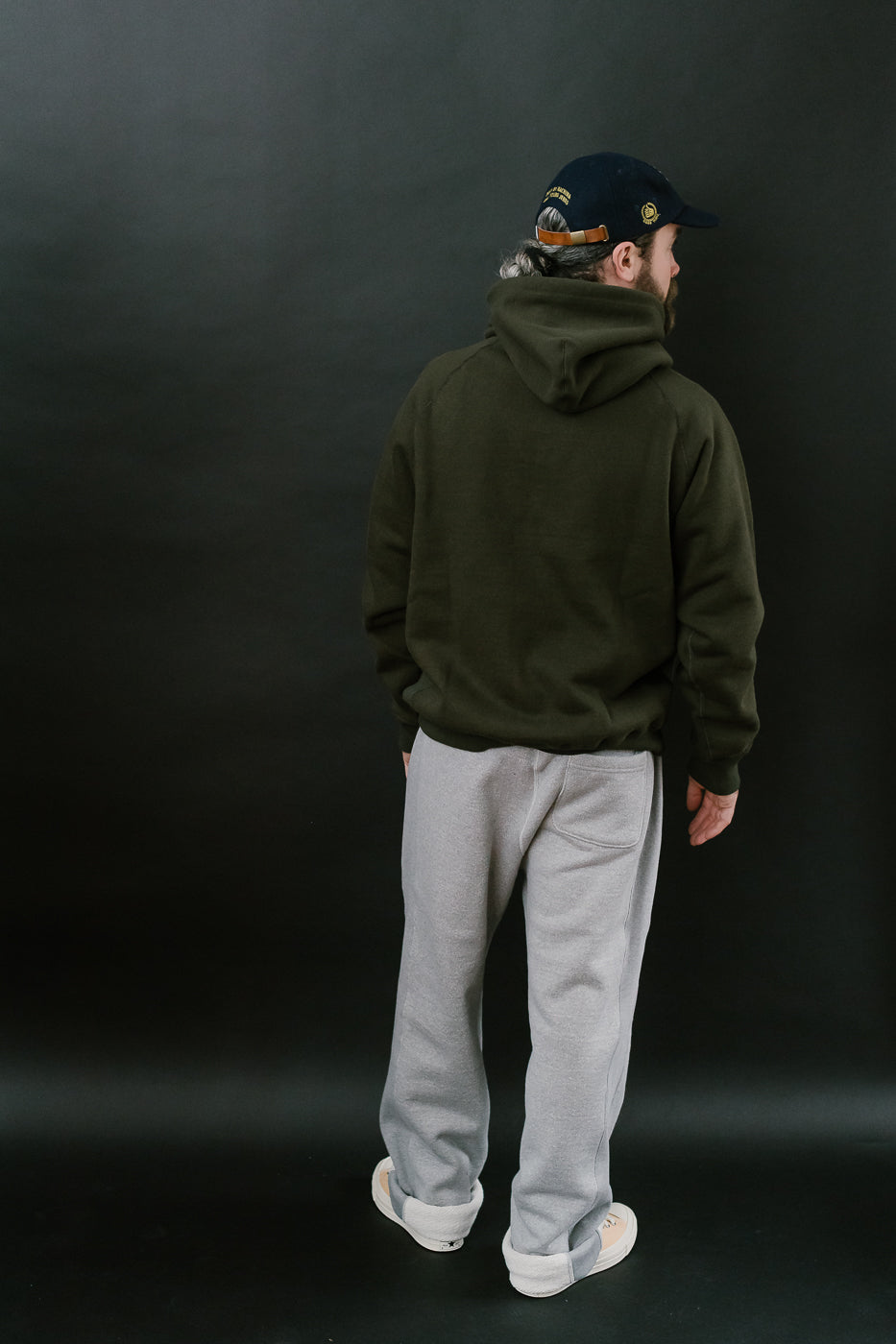 Pullover Hoodie 876gsm Double Heavyweight French Terry - Khaki