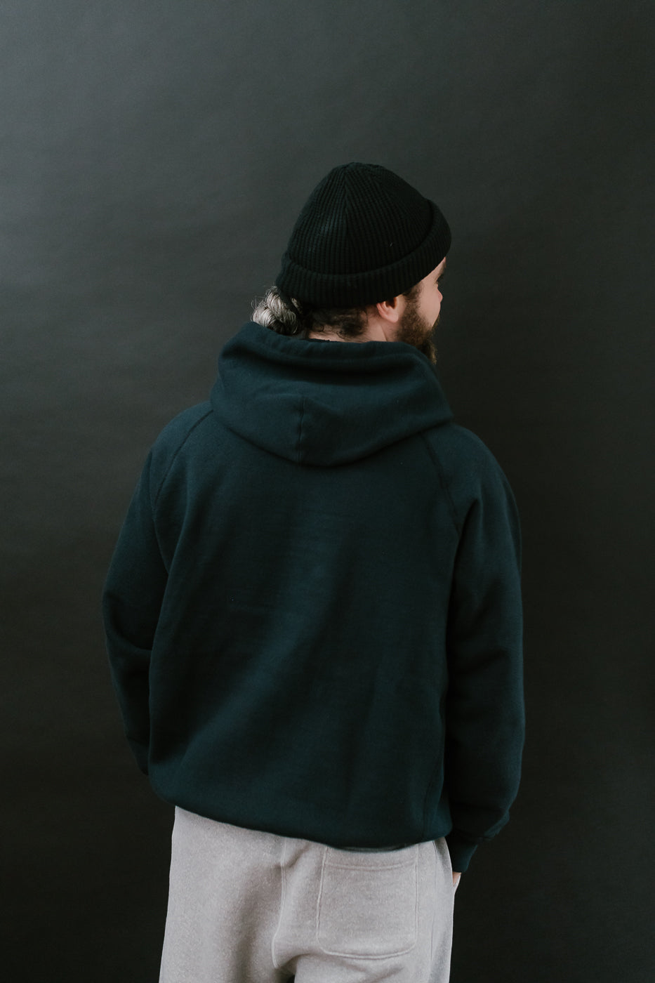 Pullover Hoodie 876gsm Double Heavyweight French Terry - Navy