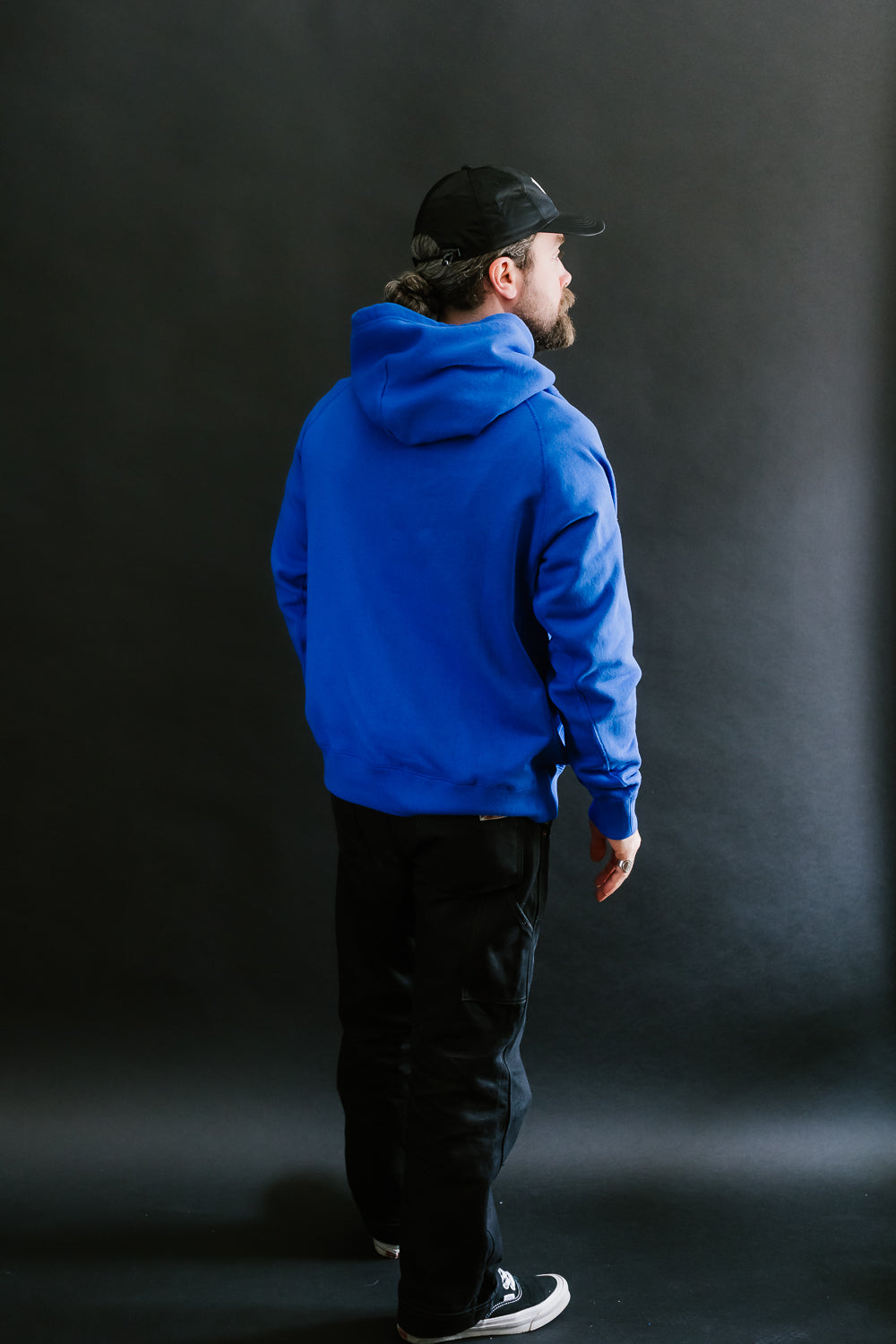 Pullover Hoodie - Super Looper French Terry - Blue