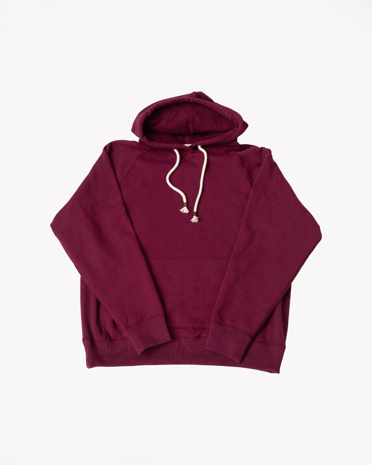 Pullover Hoodie - Super Looper French Terry - Burgundy