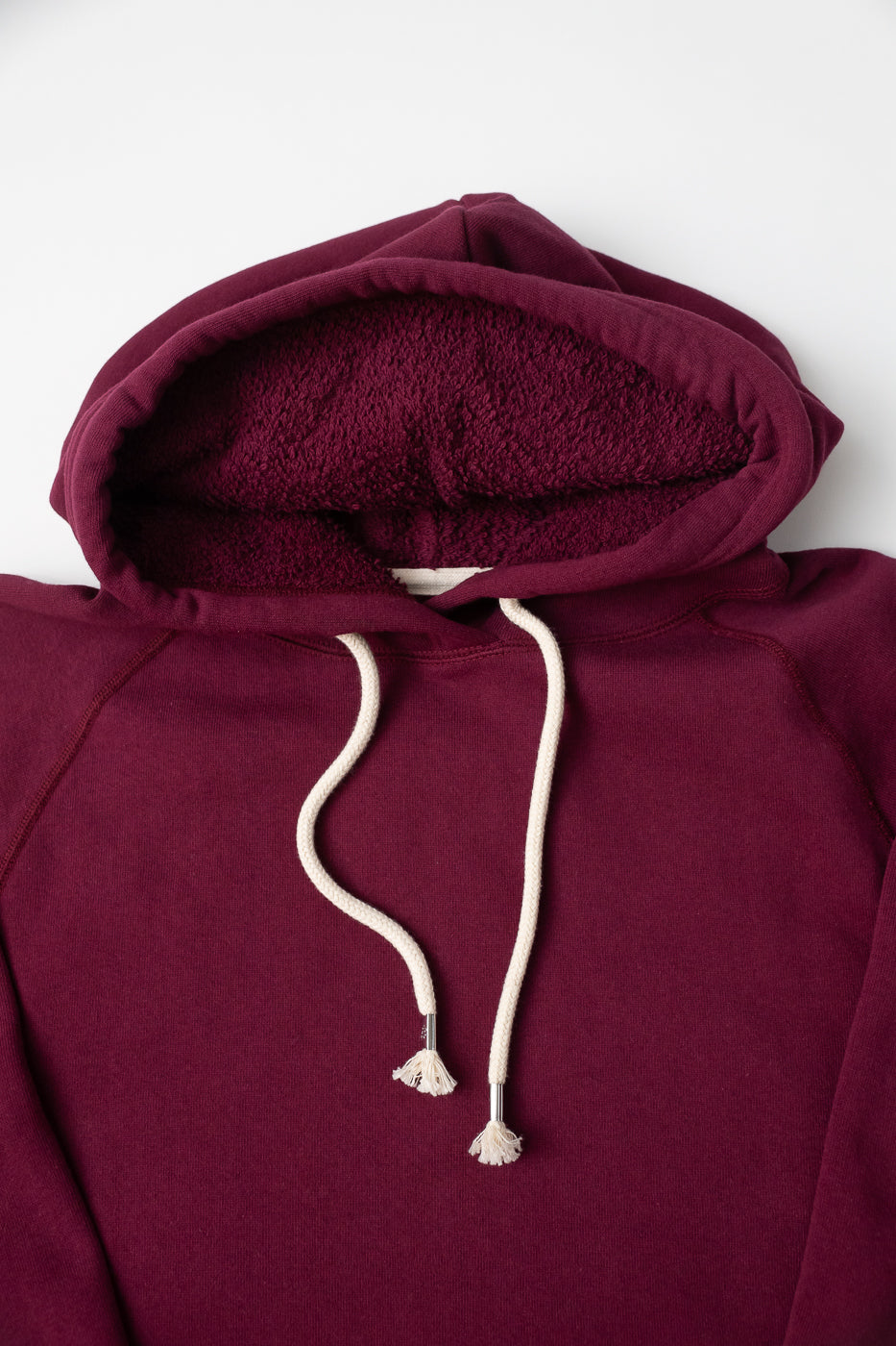 Pullover Hoodie - Super Looper French Terry - Burgundy