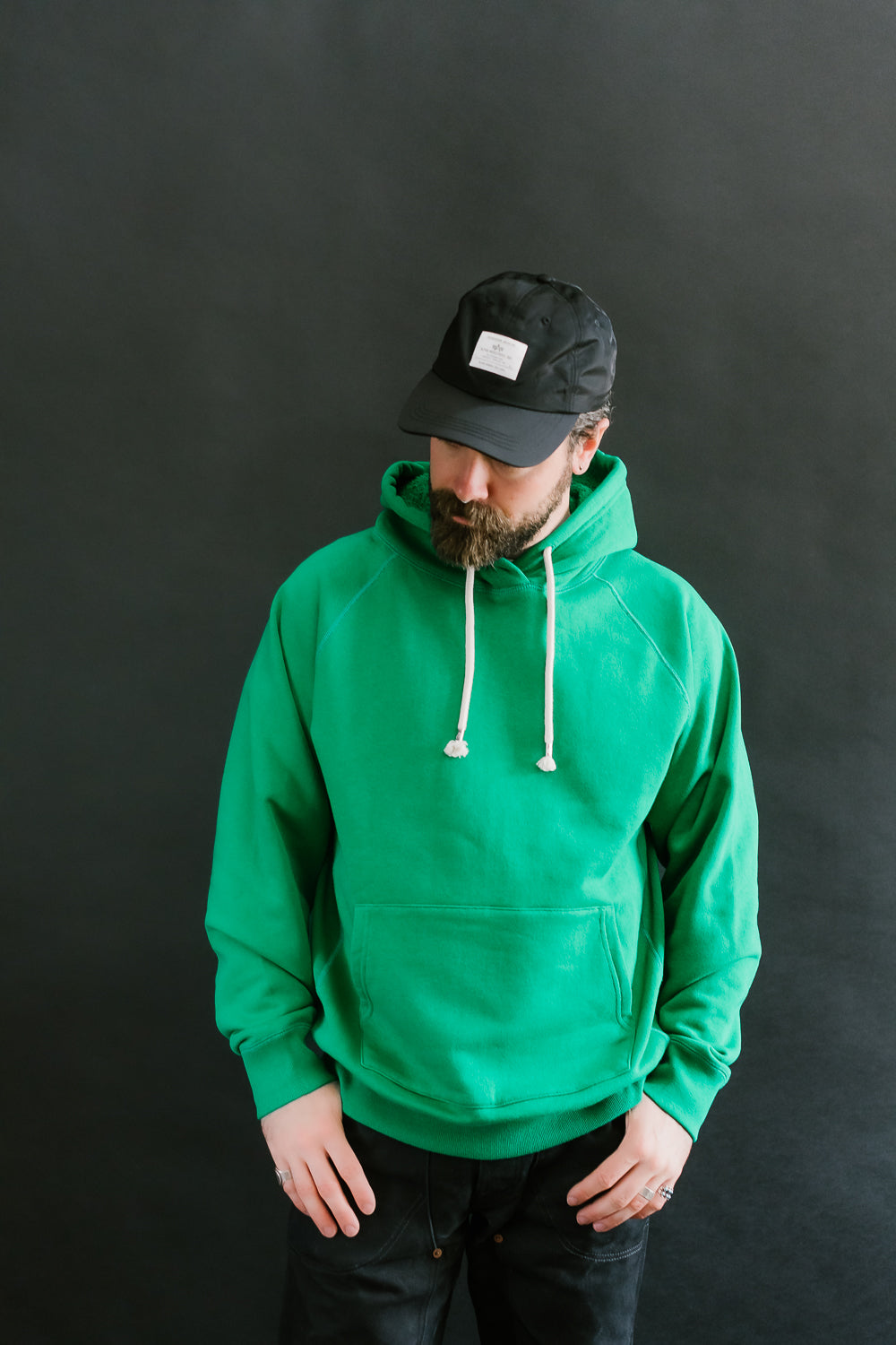 Pullover Hoodie - Super Looper French Terry - Green