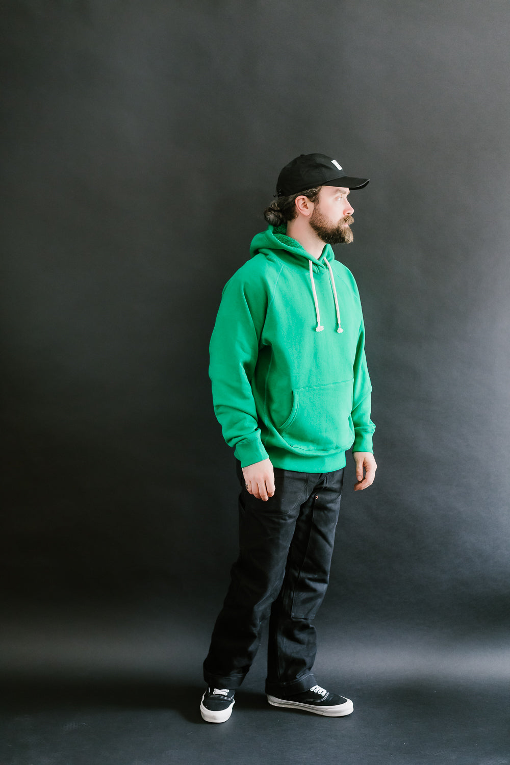 Pullover Hoodie - Super Looper French Terry - Green