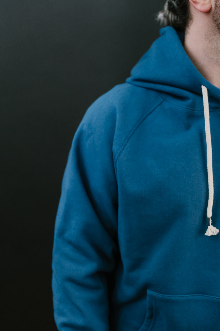 Pullover Hoodie - Super Looper French Terry - Varsity Blue