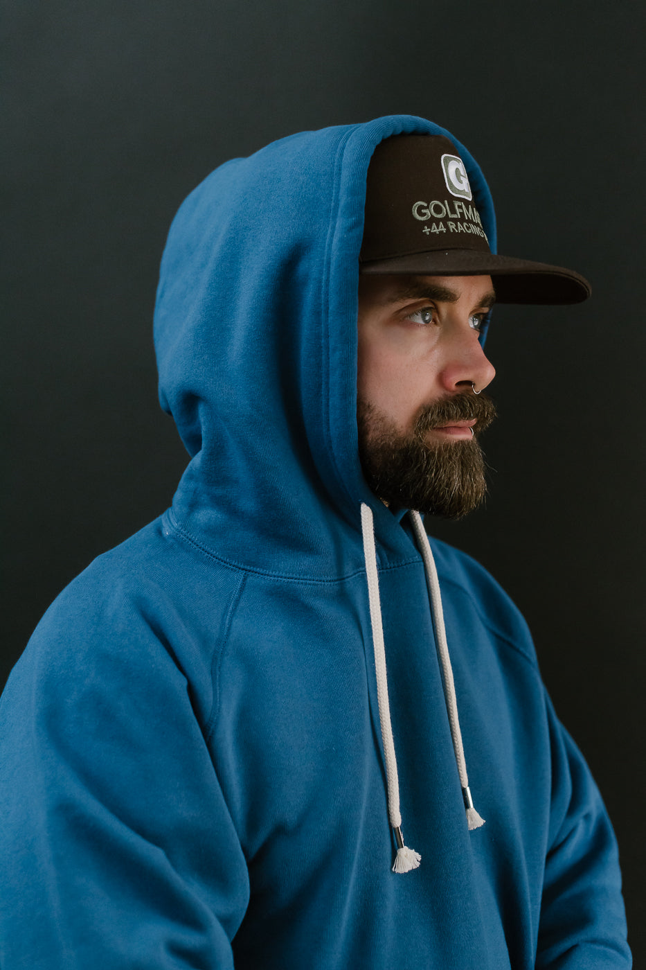 Pullover Hoodie - Super Looper French Terry - Varsity Blue