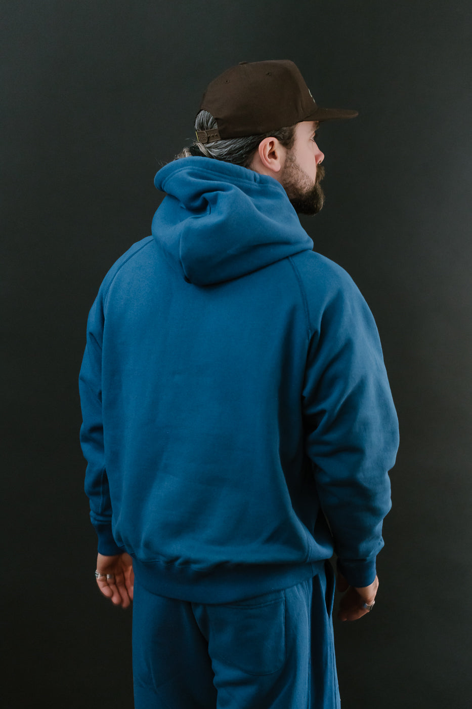 Pullover Hoodie - Super Looper French Terry - Varsity Blue