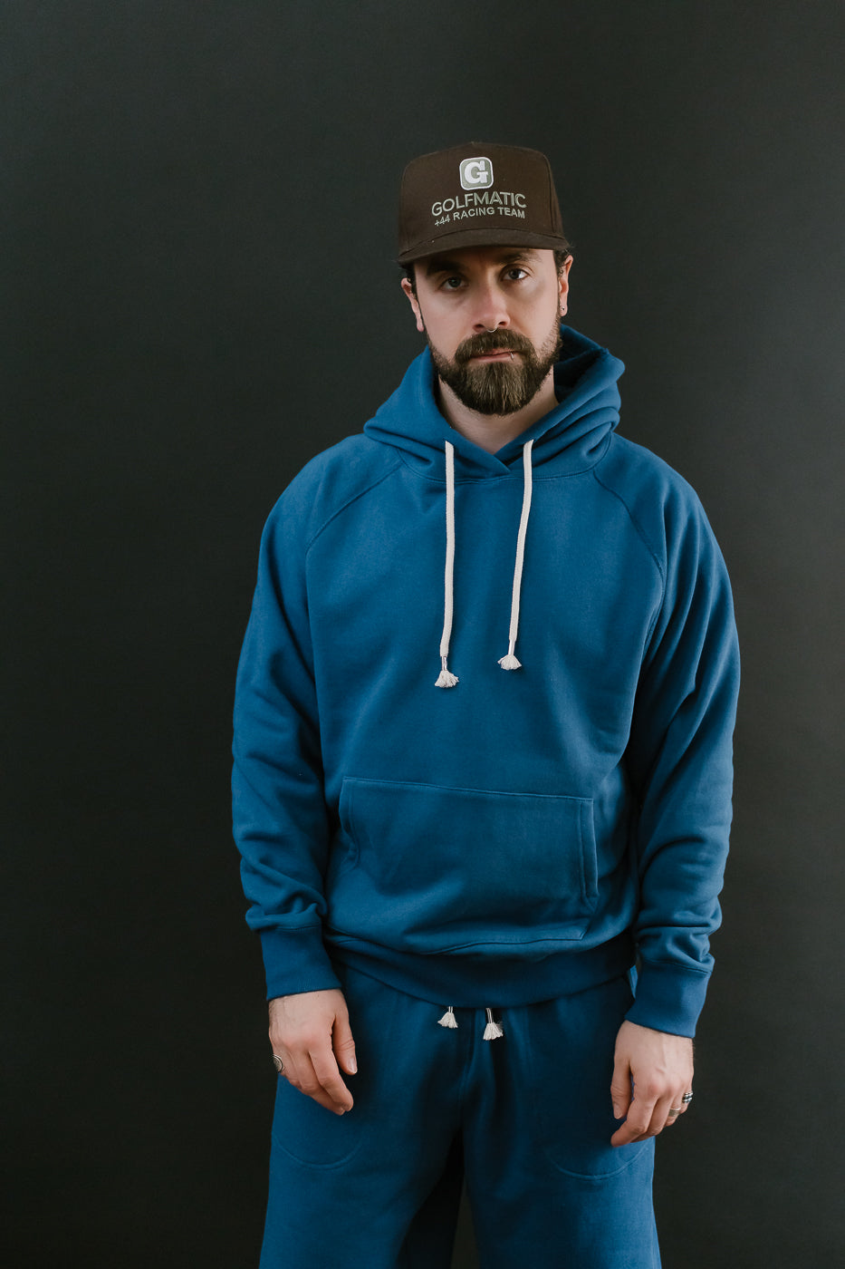 Pullover Hoodie - Super Looper French Terry - Varsity Blue