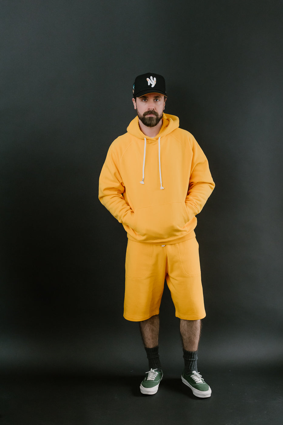 Pullover Hoodie - Super Looper French Terry - Marigold