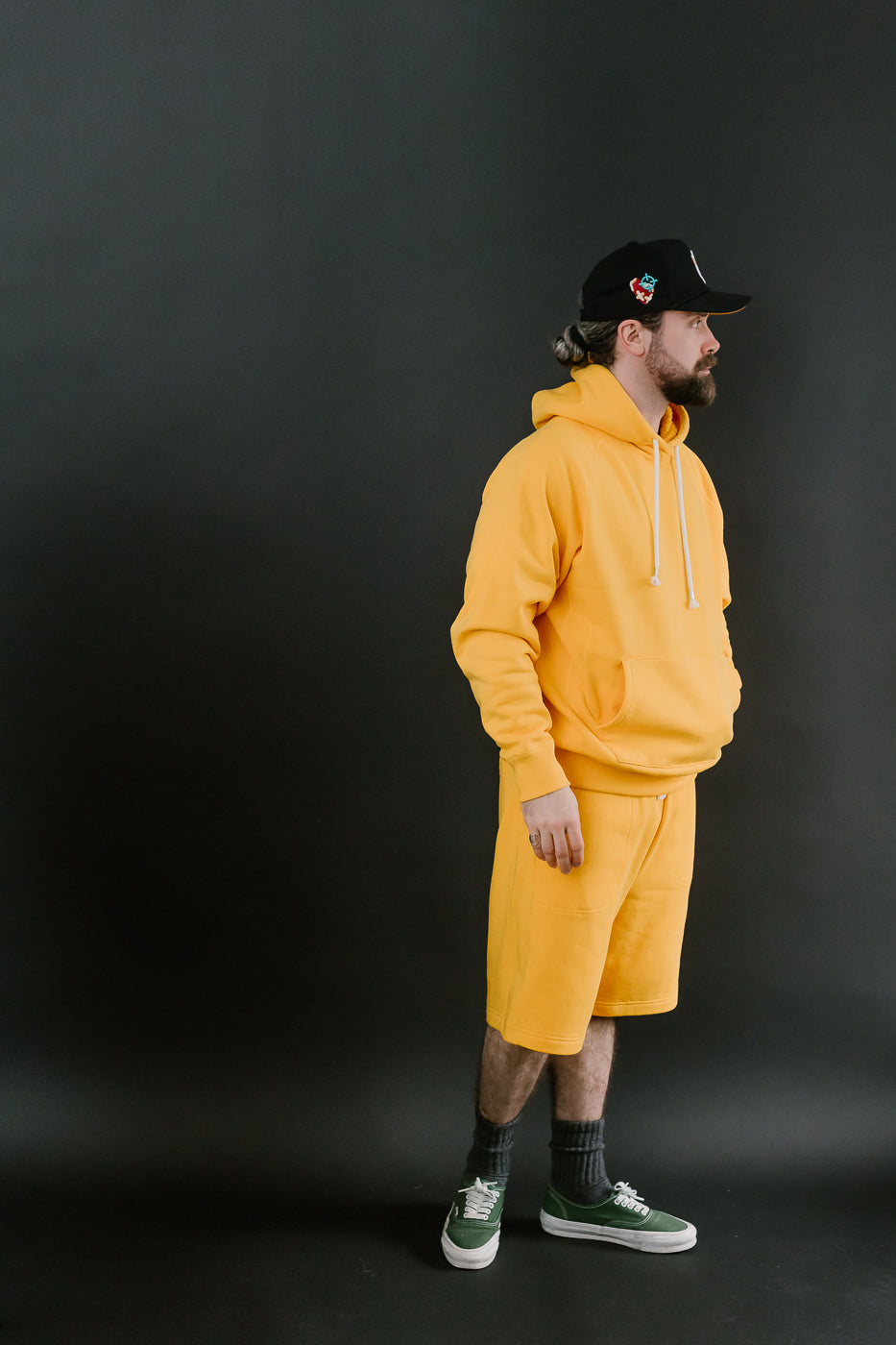 Pullover Hoodie - Super Looper French Terry - Marigold