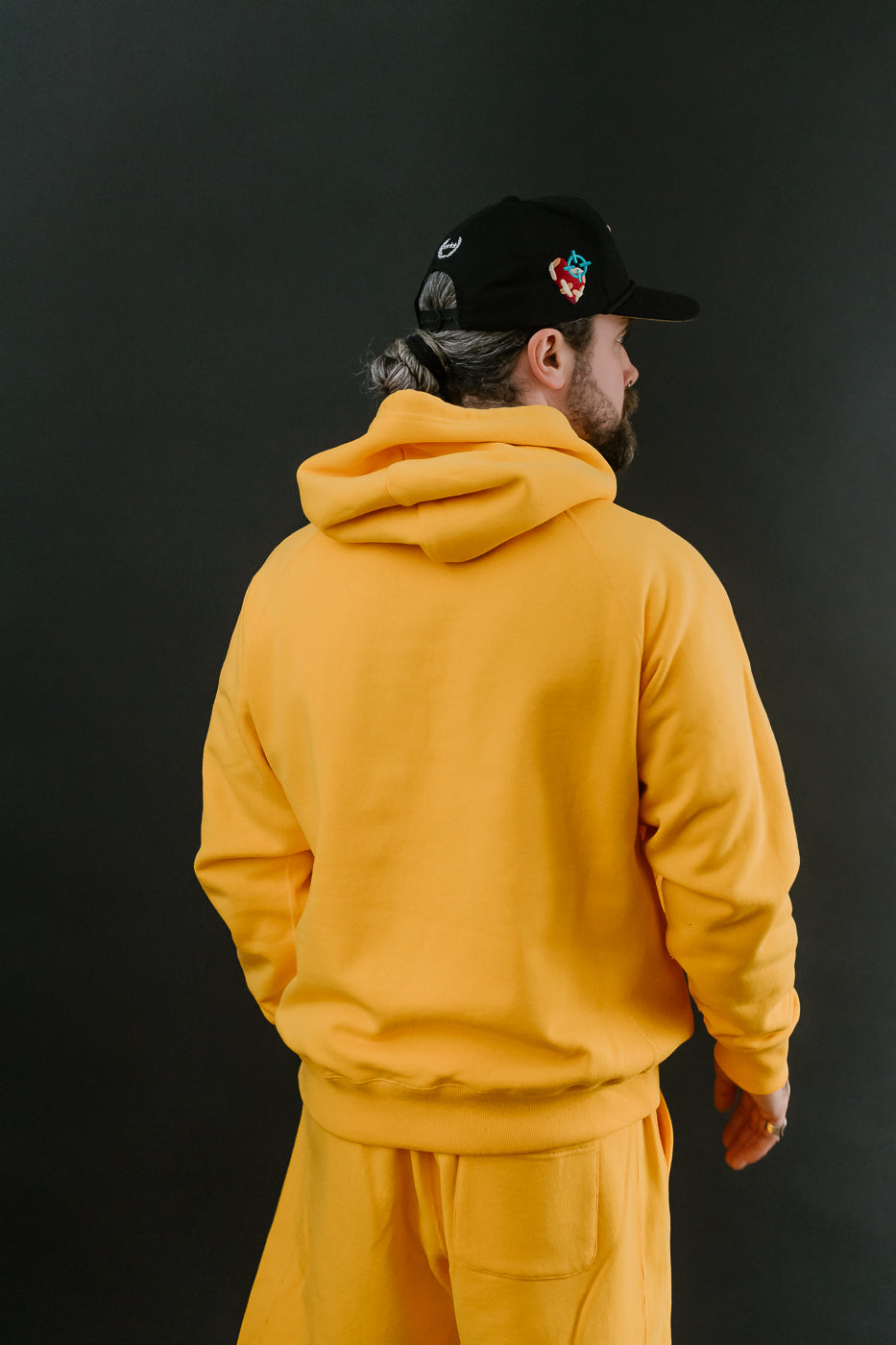 Pullover Hoodie - Super Looper French Terry - Marigold