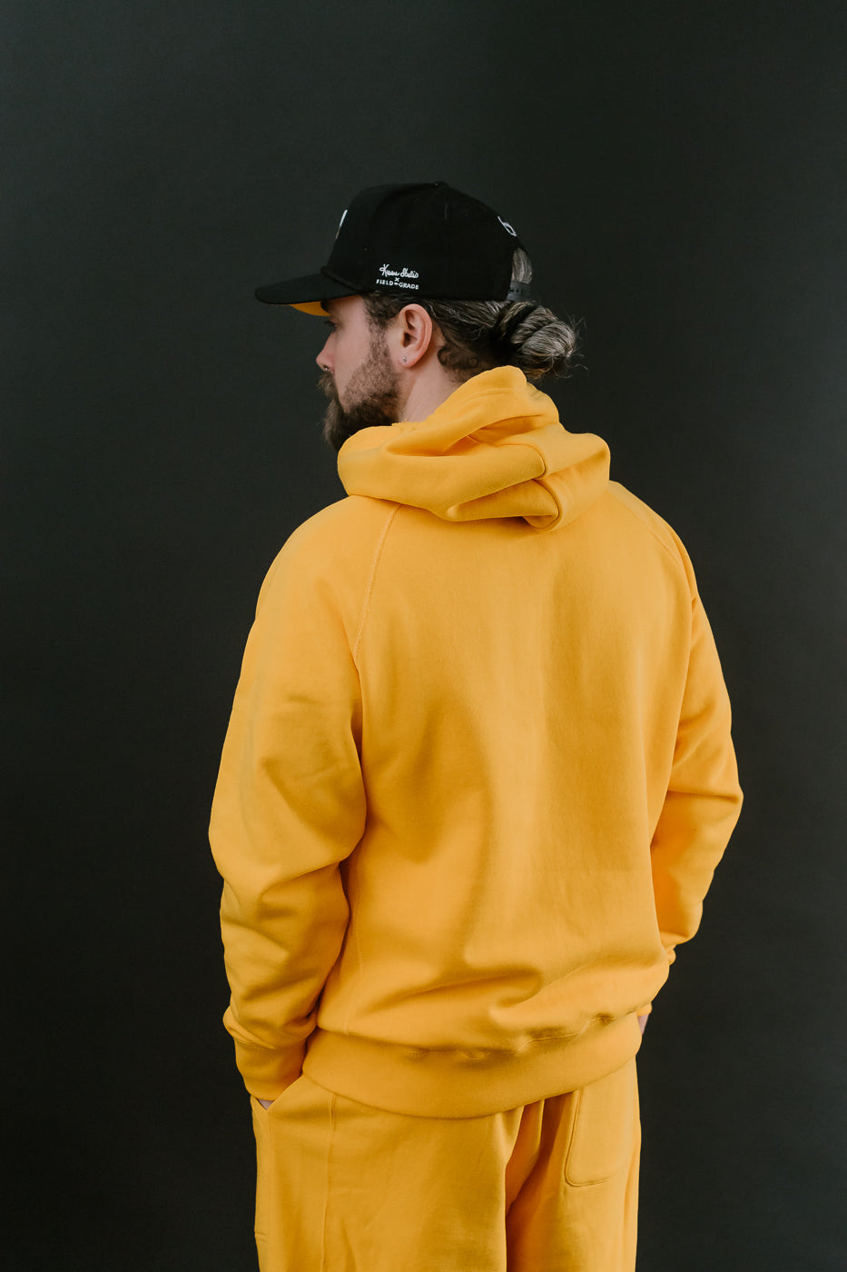 Pullover Hoodie - Super Looper French Terry - Marigold