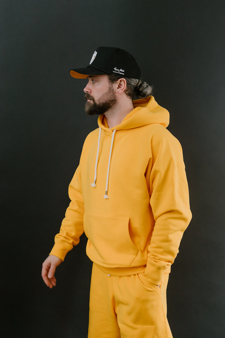 Pullover Hoodie - Super Looper French Terry - Marigold