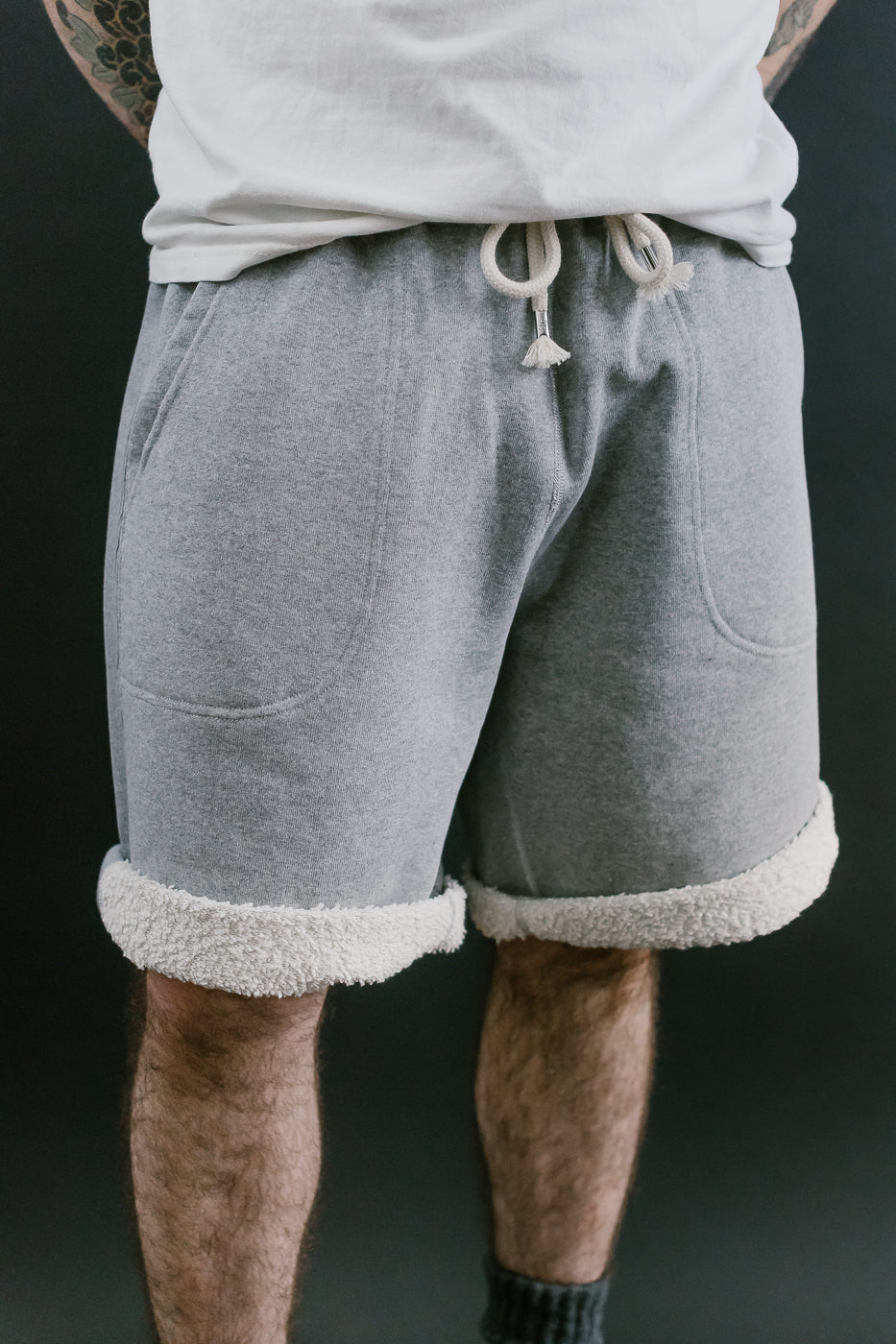 Sweat Shorts - Super Looper French Terry - Heather Grey