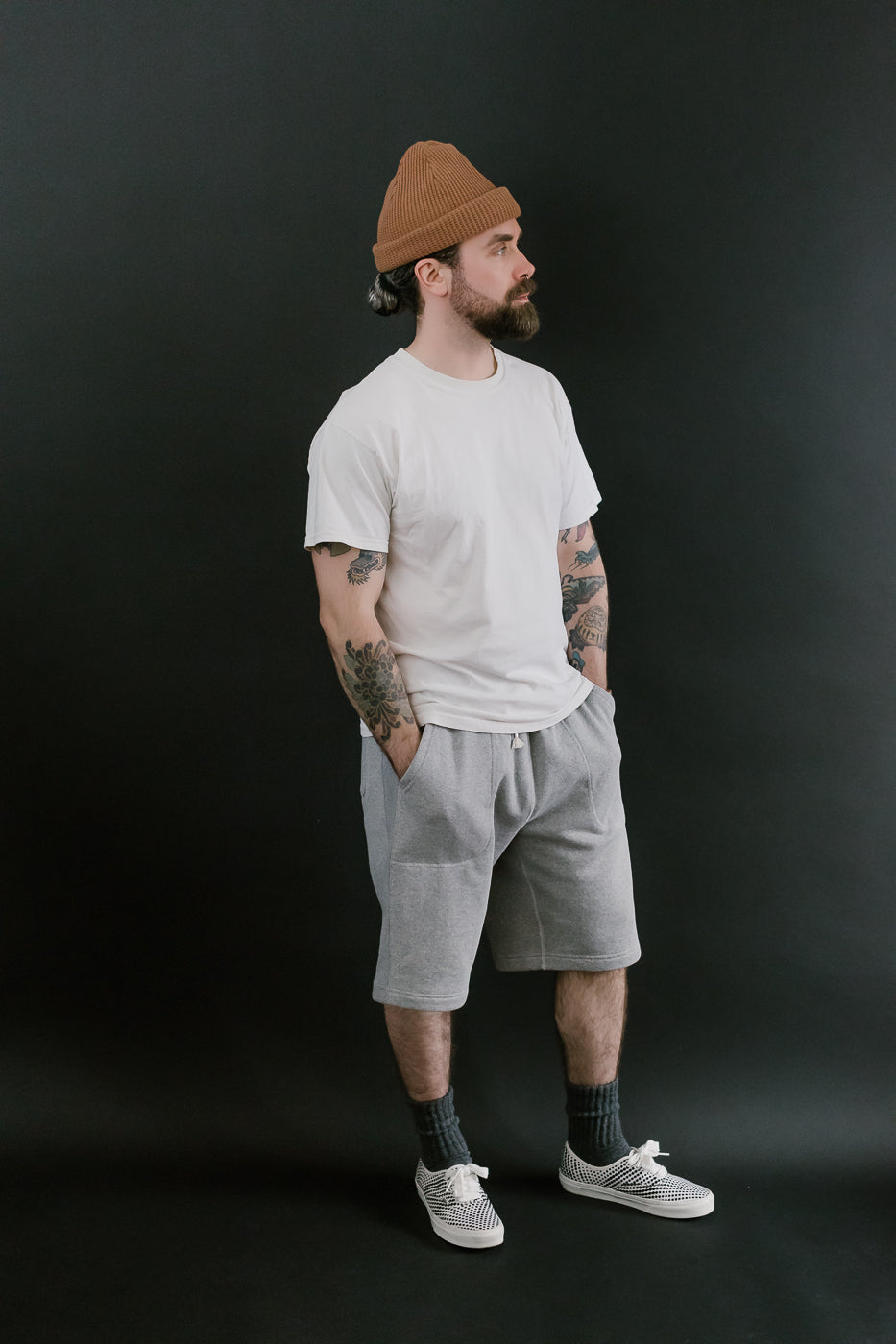 Sweat Shorts - Super Looper French Terry - Heather Grey