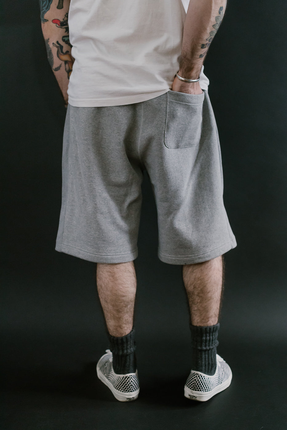 Sweat Shorts - Super Looper French Terry - Heather Grey