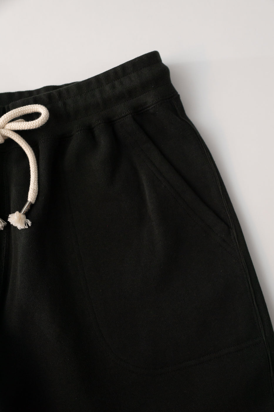 Sweat Shorts - Super Looper French Terry - Sumi Black