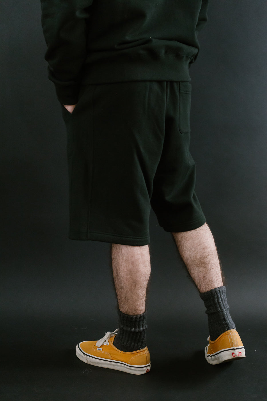 Sweat Shorts - Super Looper French Terry - Sumi Black