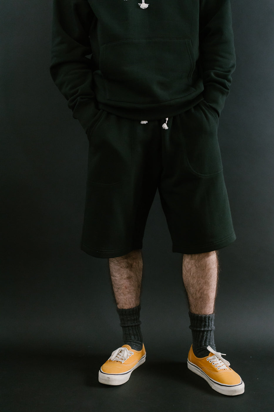 Sweat Shorts - Super Looper French Terry - Sumi Black