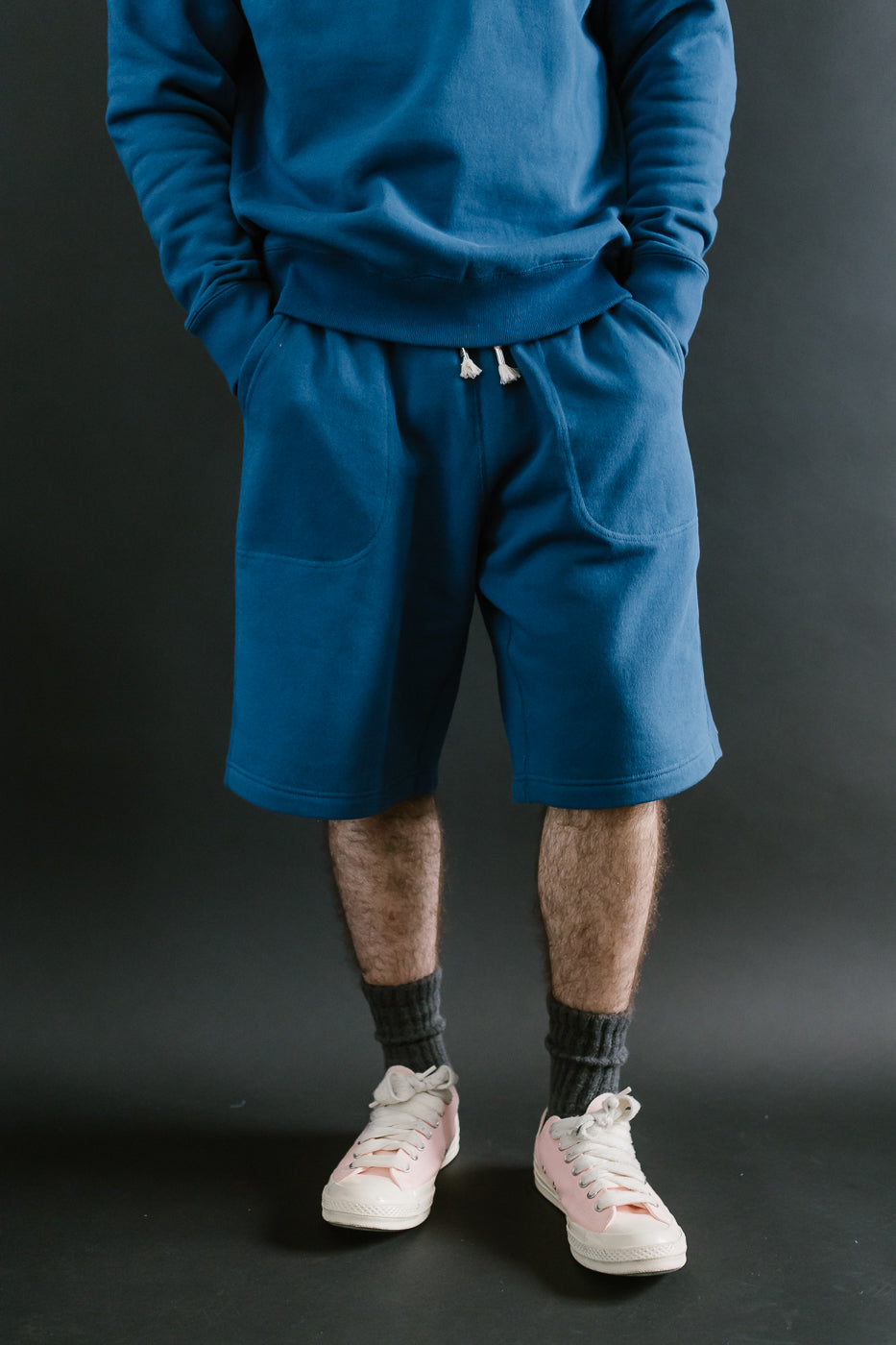 Sweat Shorts - Super Looper French Terry - Varsity Blue