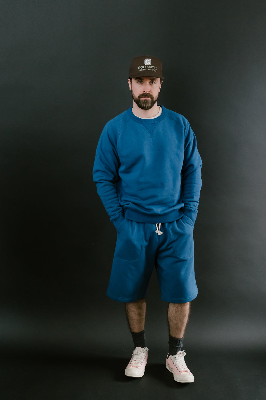 Sweat Shorts - Super Looper French Terry - Varsity Blue