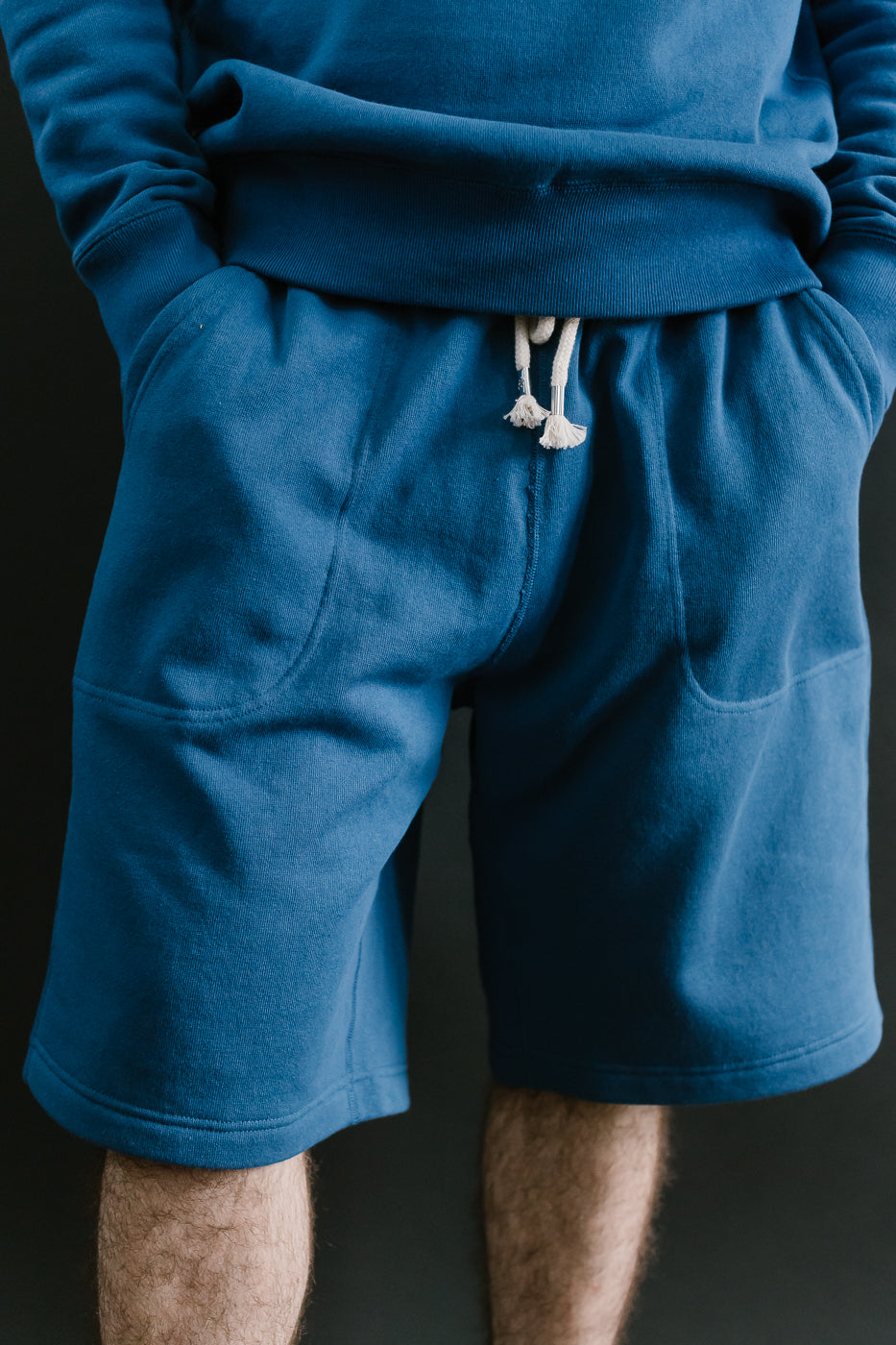 Sweat Shorts - Super Looper French Terry - Varsity Blue