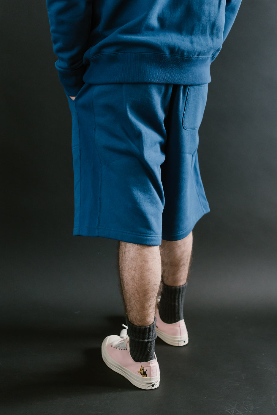 Sweat Shorts - Super Looper French Terry - Varsity Blue