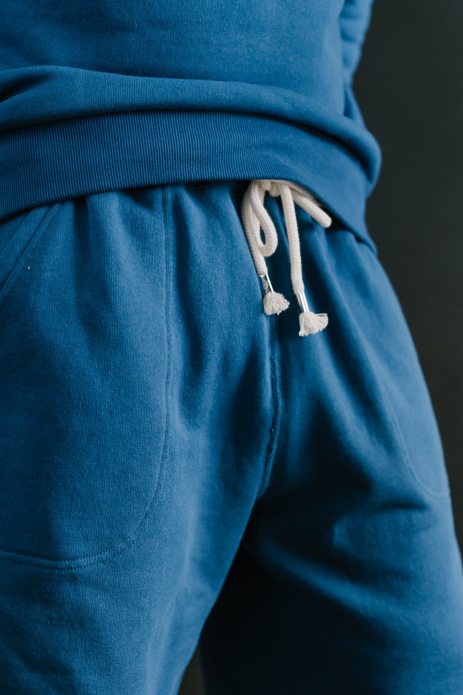 Sweat Shorts - Super Looper French Terry - Varsity Blue