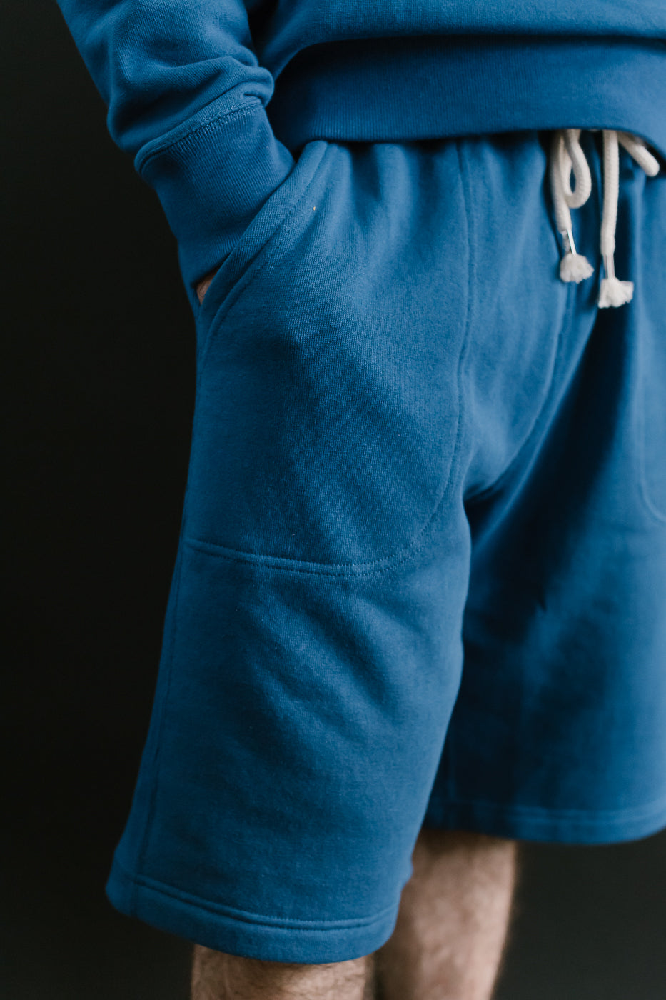 Sweat Shorts - Super Looper French Terry - Varsity Blue