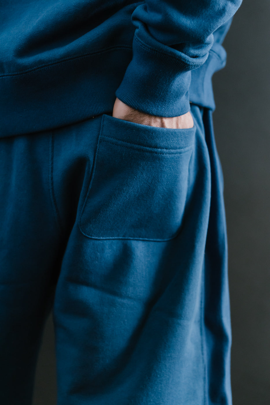 Sweat Shorts - Super Looper French Terry - Varsity Blue