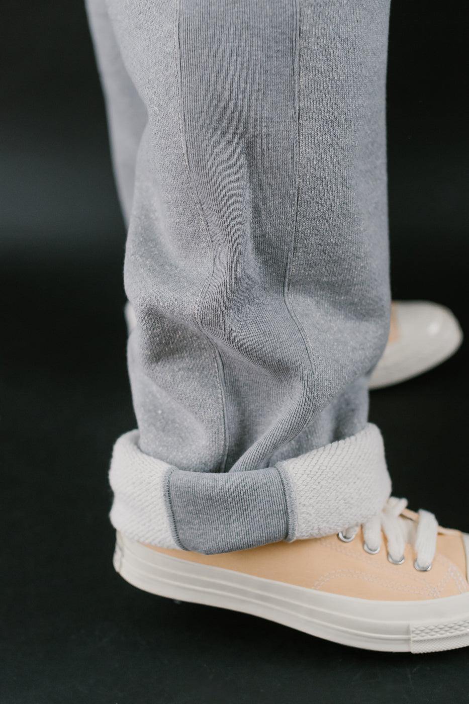 Sweatpant 876gsm Double Heavyweight French Terry - Heather Grey