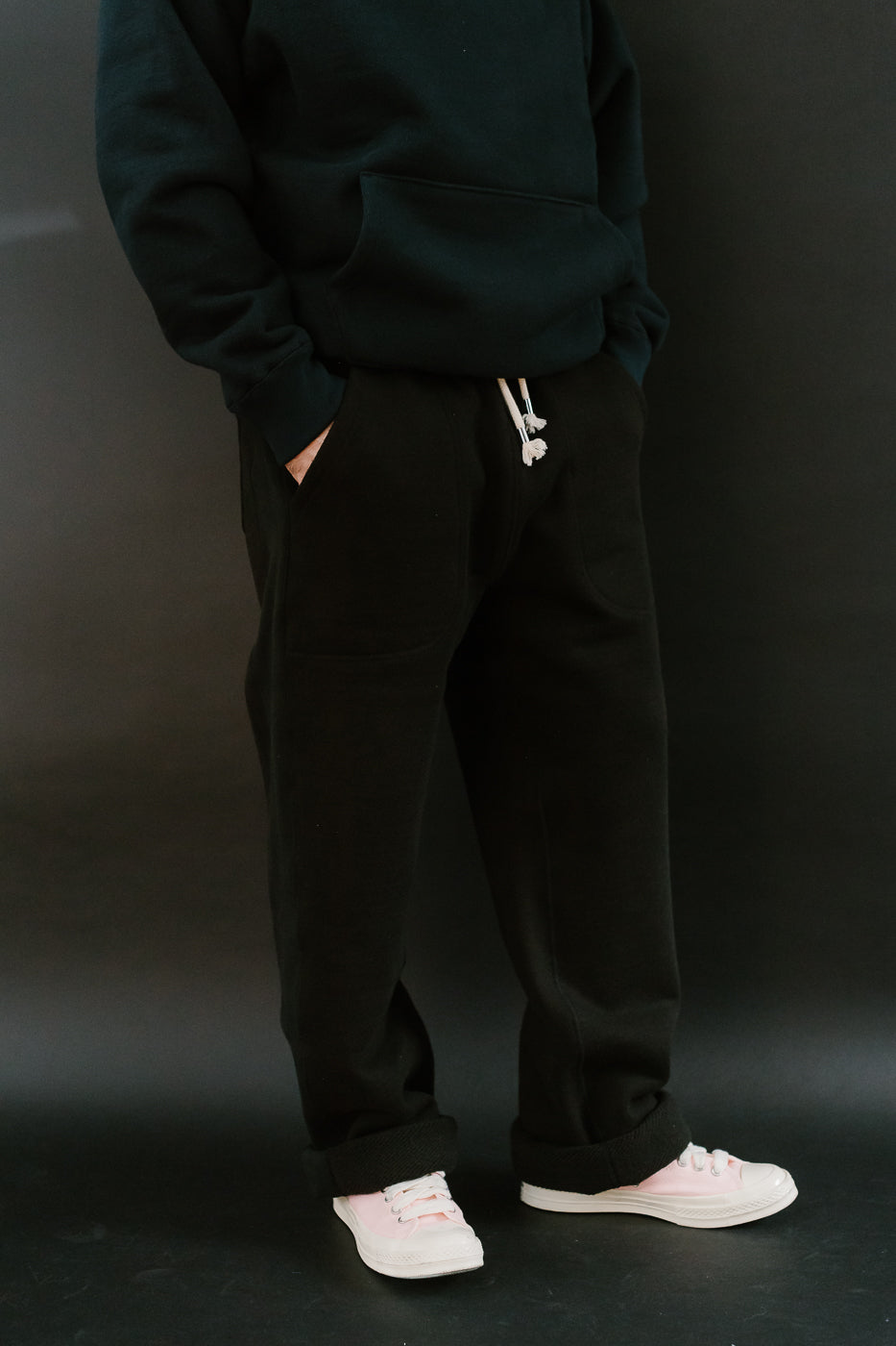 Sweatpant 876gsm Double Heavyweight French Terry - Sumi Black