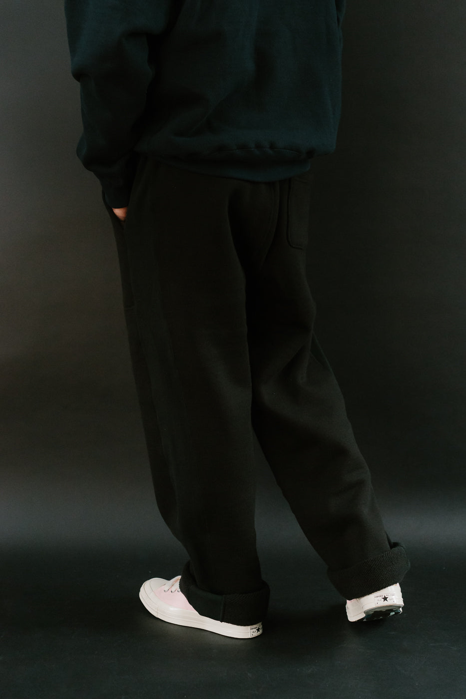 Sweatpant 876gsm Double Heavyweight French Terry - Sumi Black