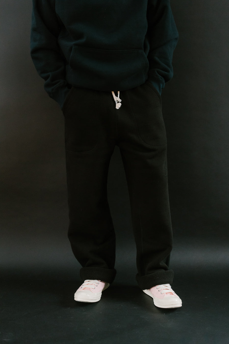 Sweatpant 876gsm Double Heavyweight French Terry - Sumi Black