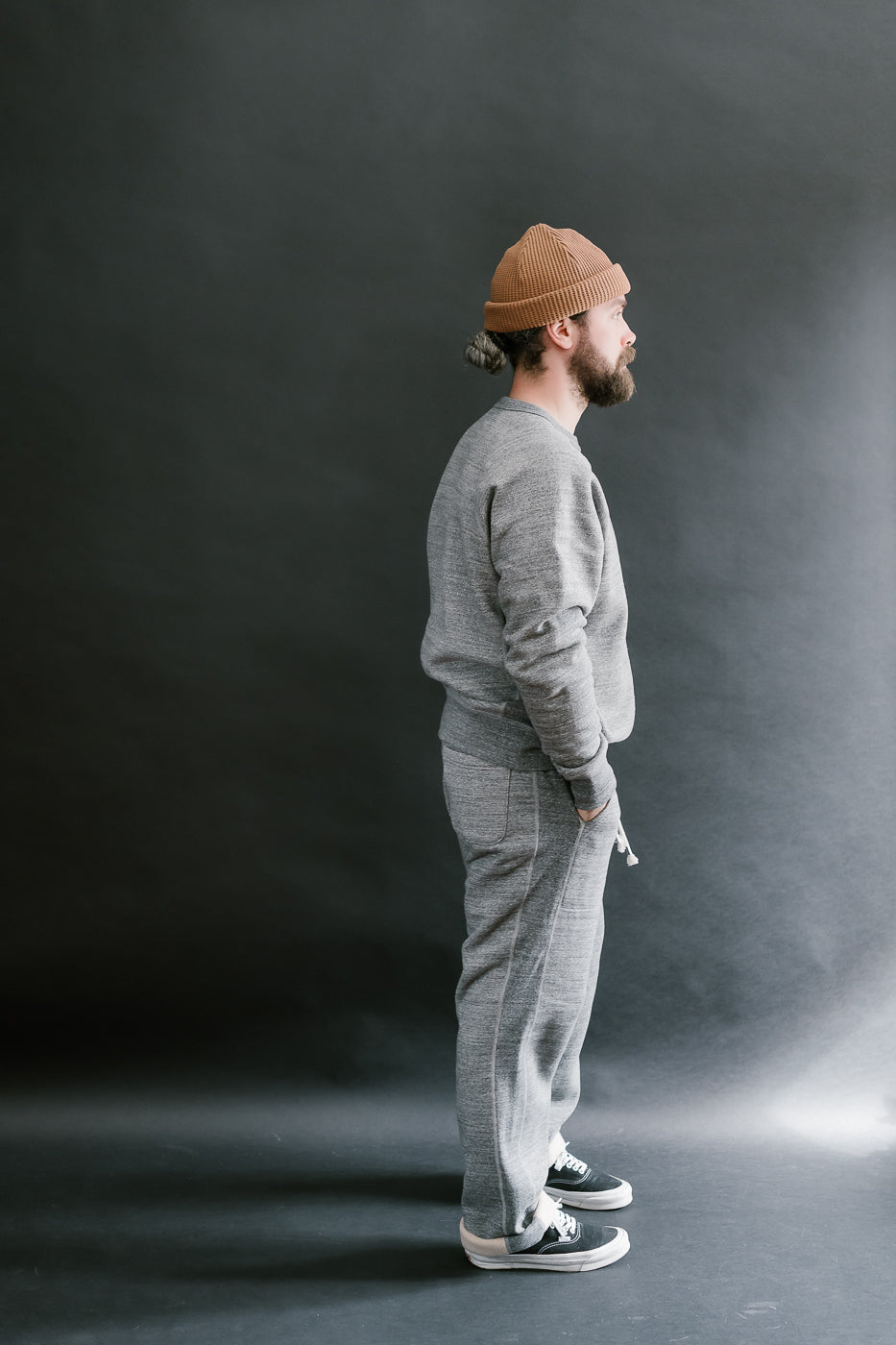 Sweatpants Fleeced Foxfibre® - Charcoal