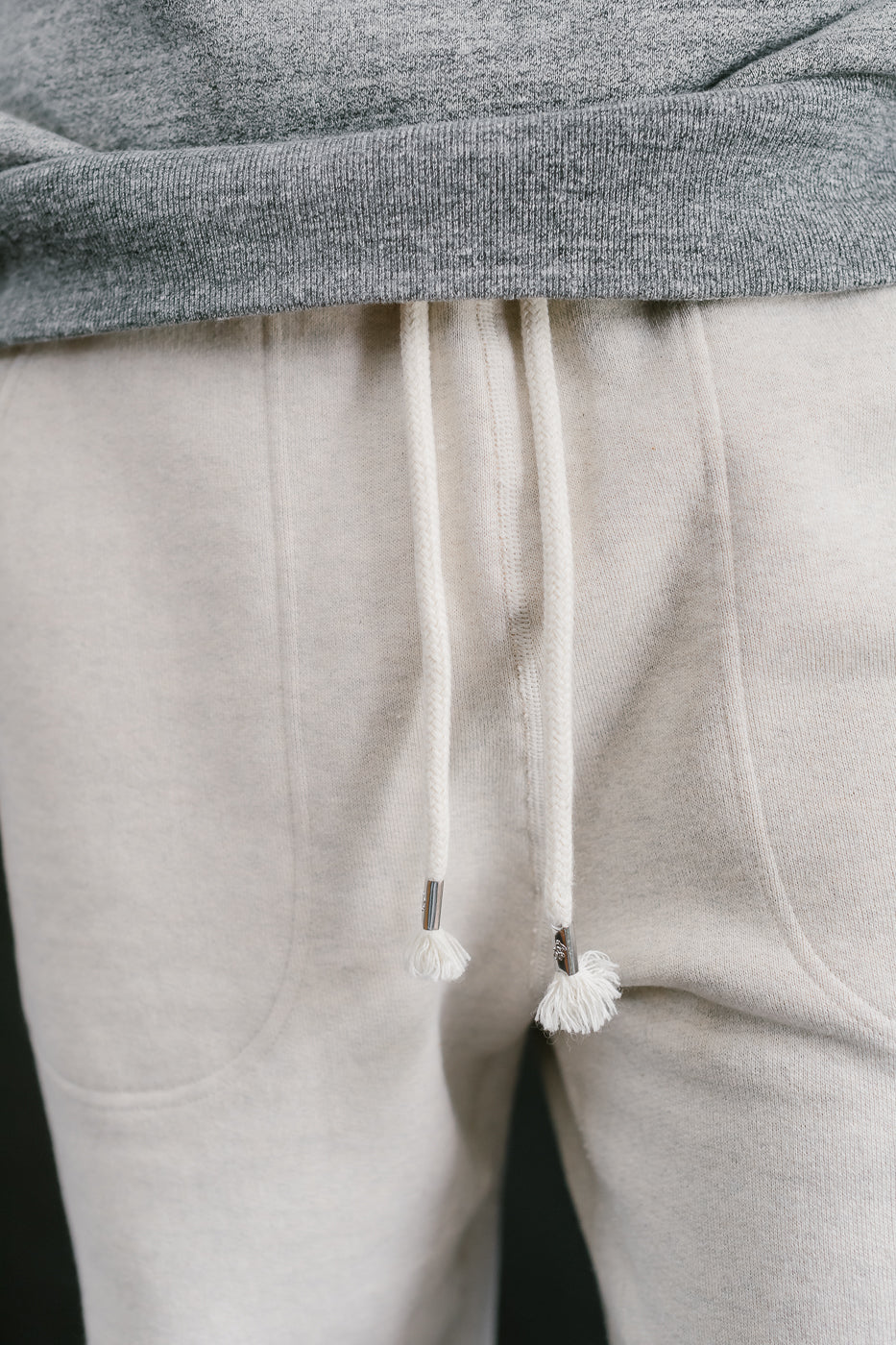 Sweatpants Fleeced Foxfibre® - Oatmeal