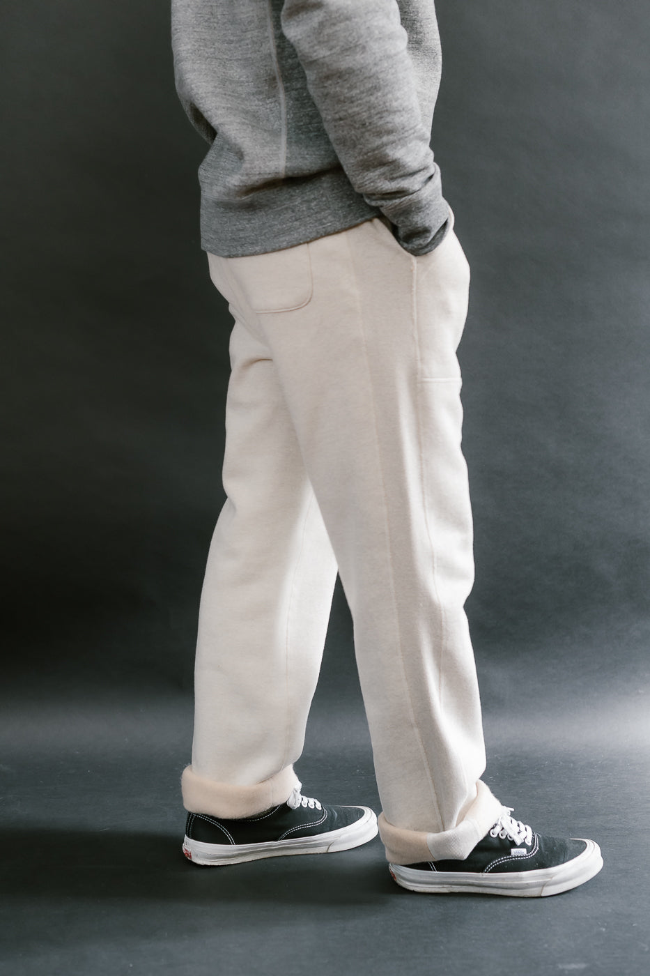 Sweatpants Fleeced Foxfibre® - Oatmeal