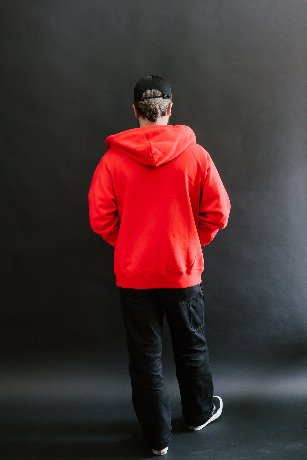 Zip Hoodie - Super Looper French Terry - Red