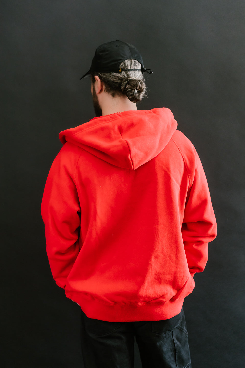 Zip Hoodie - Super Looper French Terry - Red