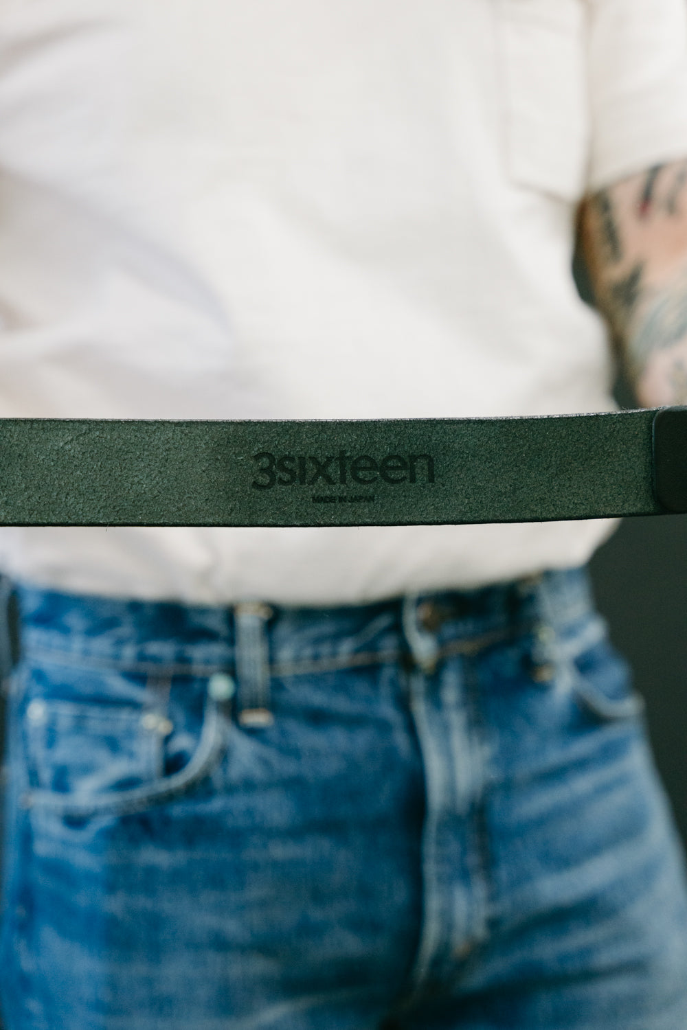 Tochigi Veg Tan Belt - Black