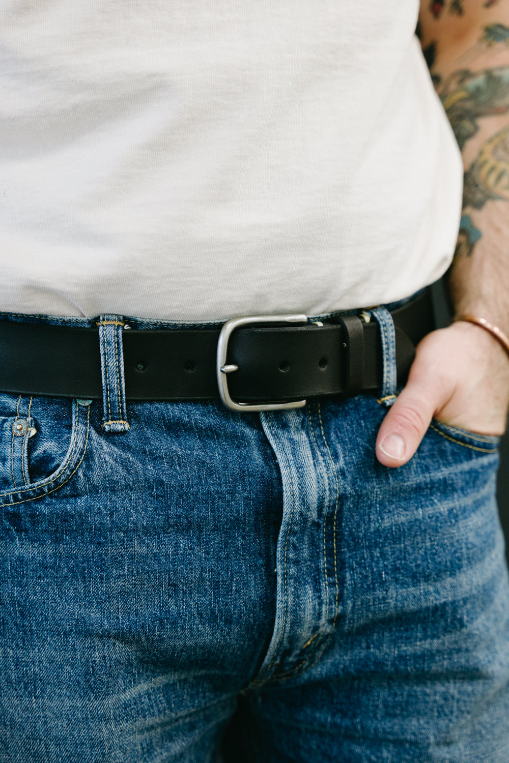 Tochigi Veg Tan Belt - Black