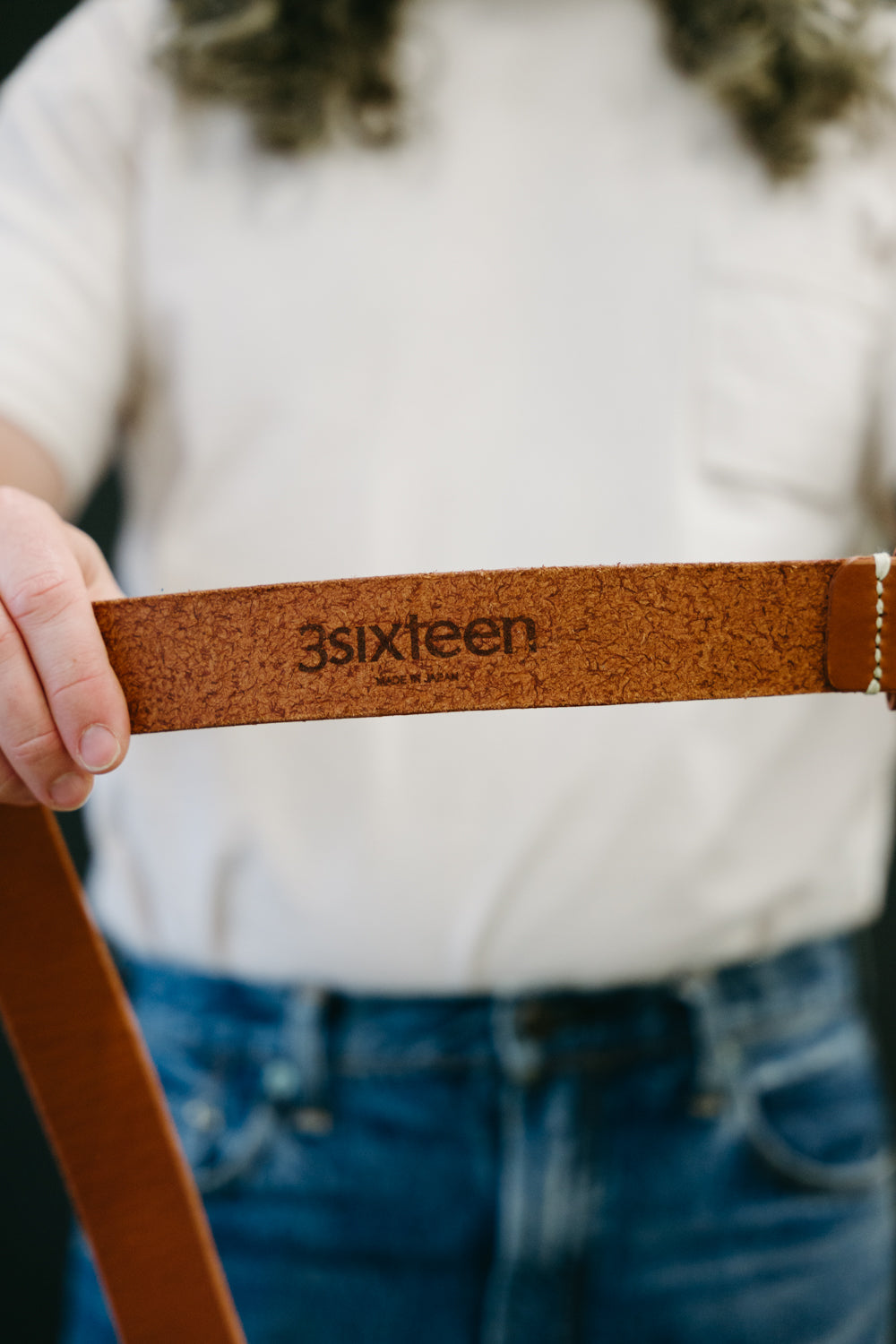 Tochigi Veg Tan Belt - Chestnut