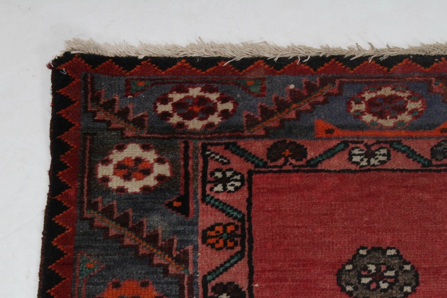 Semi-Antique Hand-Knotted Northwest Persian Pictorial Runner